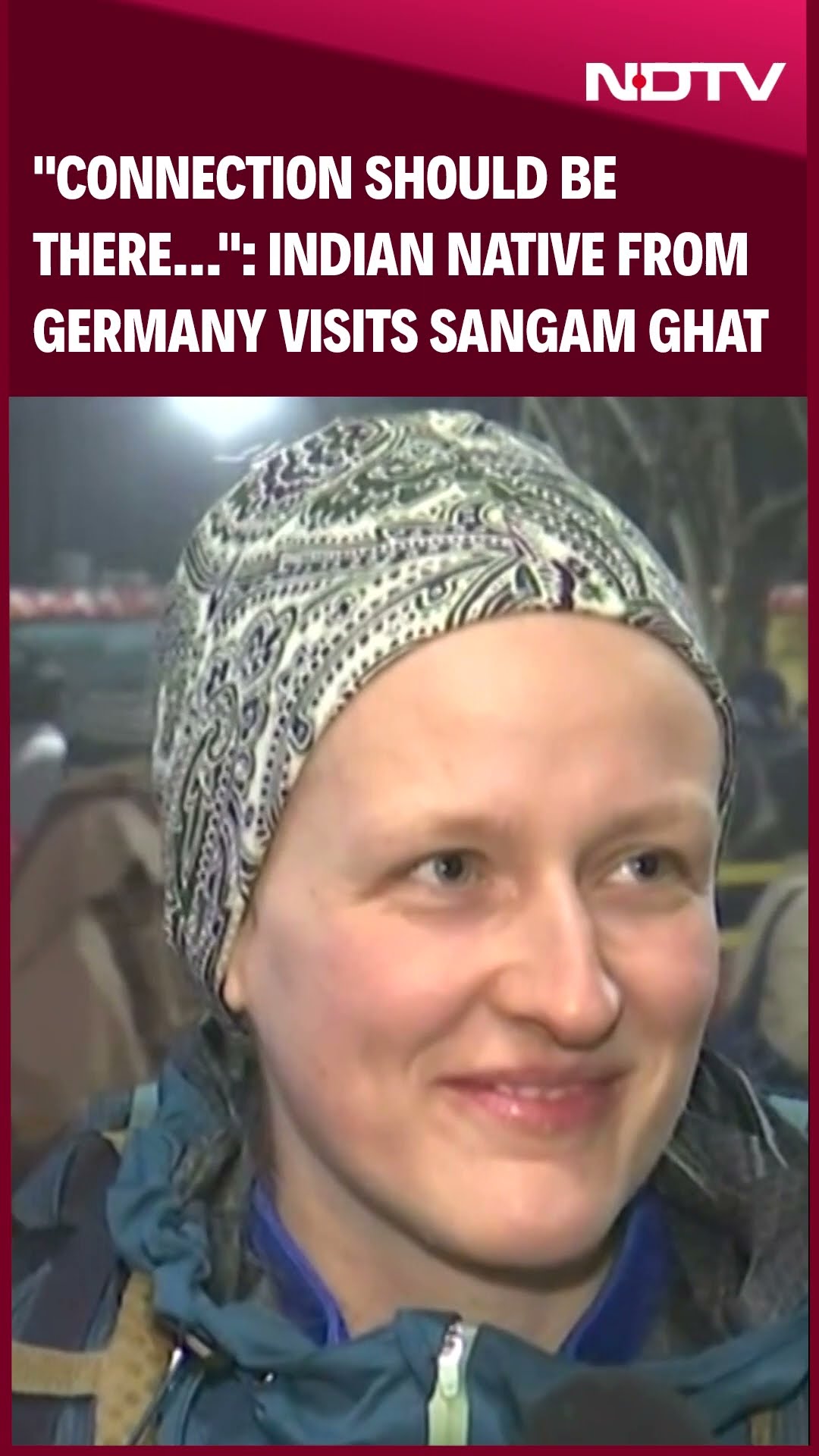 Maha Kumbh 2025 | “Connection Should Be there…”: Indian Native From Germany Visits Sangam Ghat