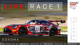 LIVE | Race 1 | Sonoma Raceway | Fanatec GT World Challenge America powered by AWS 2024