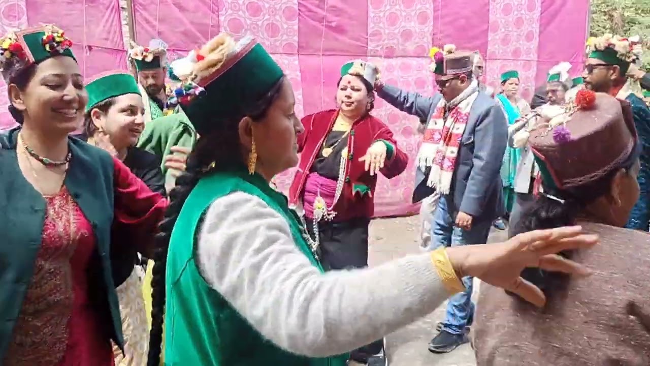 किन्नौरी विवाह समारोह की विदाई पर मनोरंजन🌹🌹लिप्पा-2024🌺🌺