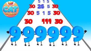 📌Satisfying Mobile Game Number Leveling Top Free Games Walkthorugh Freeplay Android