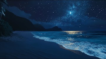 All You Need To Fall Asleep - Ocean Sounds For Deep Sleeping With A Dark Screen And Rolling Waves