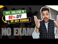 Meritorious Scholarship for College Students || Reality of 90% off on Course Fees
