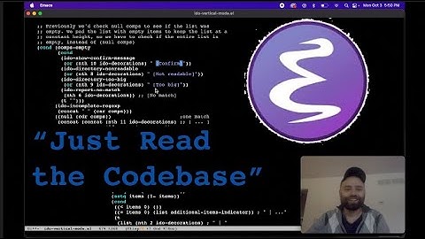 I made an EMACS PACKAGE with NO EXPERIENCE