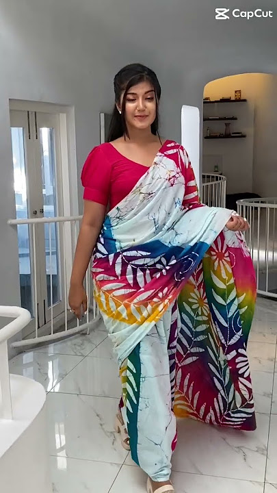 ඔයාගේ හිනාවයි මට ඕනේ our latest sari collection 🌷💗#virqlshorts #trending #sari