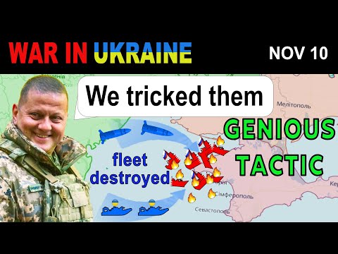 10 Nov: FOOTAGE: RUSSIAN WARSHIPS BEING SENT TO THE BOTTOM OF THE SEA | War in Ukraine Explained