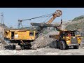 Working of Electric Rope Shovel | Shovel Dumper Combination | 60 Tonne Dumper