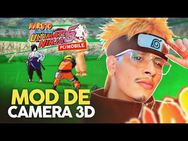 Naruto ultimate ninja 5 ps2 mod de visão em 3D #naruto #ps2