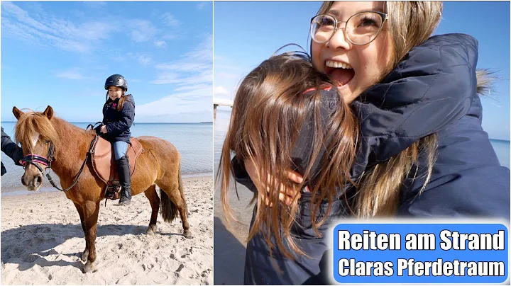 Clara reitet am Strand  Pferde Mdchentraum wird wa...