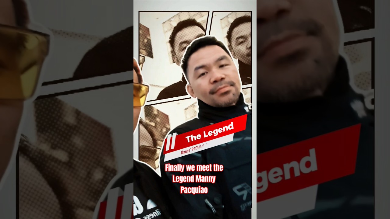 Finally we meet the Legend Manny Pacquiao 