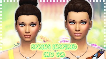 The Sims 4 | CAS | Spring Inspired (NO CC)