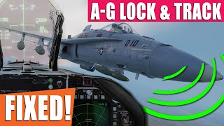 F/A18 Tutorial  How to DESIGNATE Ground Targets with RADAR.