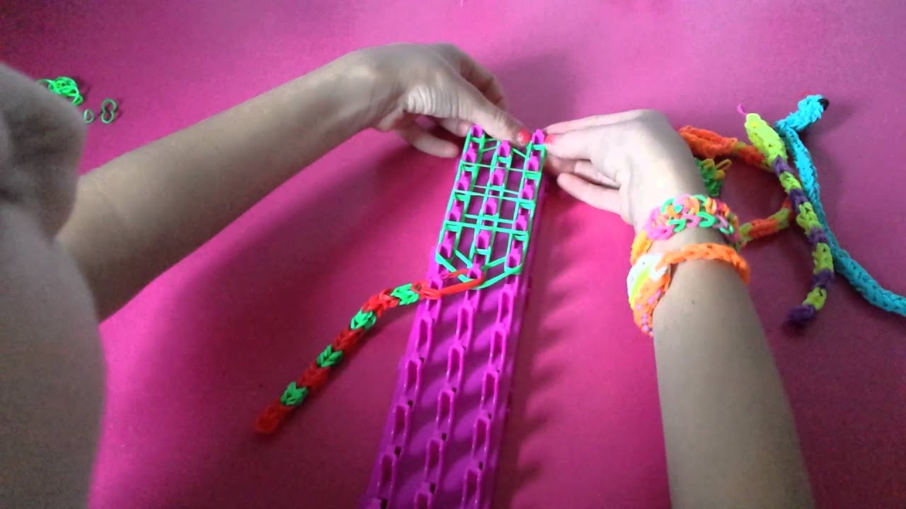 How to weave a snake Weaving patterns from rubber bands How to weave a snake Weaving patterns from rubber bands