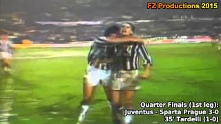 1984-1985 European Cup: Juventus FC All Goals (Road to Victory)