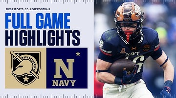 Army Black Knights vs Navy Midshipmen | Full Game Highlights | CBS Sports College Football