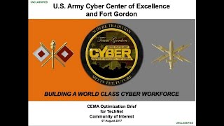 Cyberspace Electromagnetic Activities (CEMA) Optimization