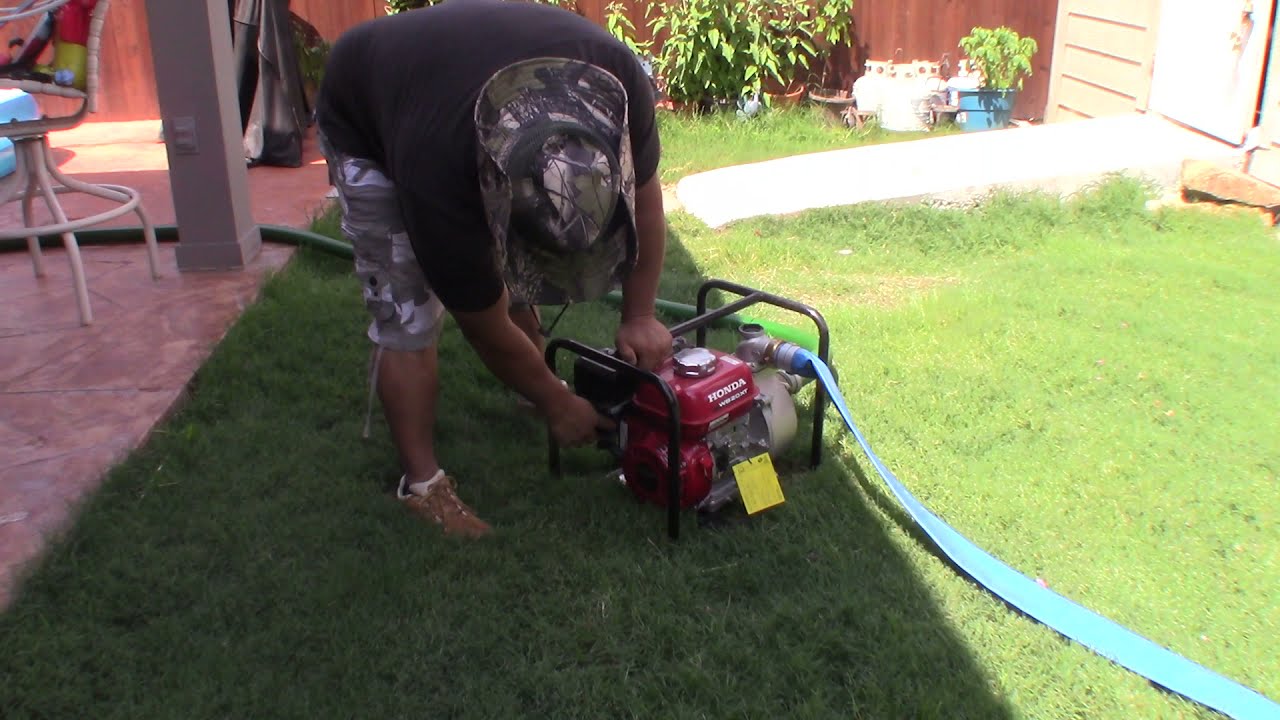How to fix Honda WB20XT Water Pump that won't start | GX120 - YouTube