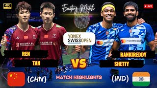 Exciting Match  Rankireddyshetty ind Vs Rentan chn Swiss Open Badminton 
