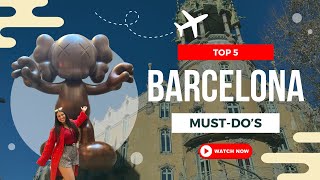 🤑 Budget Traveler Alert! Top 5 Barcelona 🇪🇸 must-do's that won't break the bank! 💸