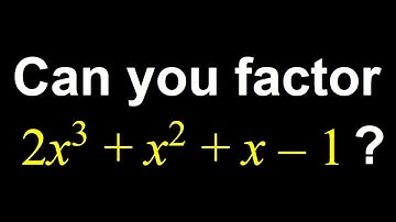 Factoring a Cubic Polynomial in Two Ways