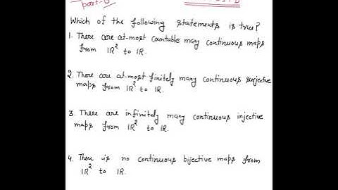 CSIR-NET(JRF)Real Analysis(Part-B) 2020.