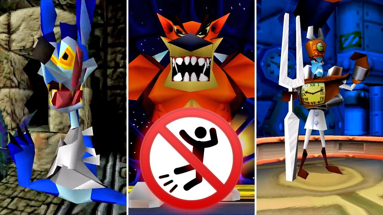 SIN SALTAR - Jefes de Crash Bandicoot