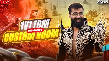 1v1 TDM LIVE BGMI|1V1 TDM | CUSTOM ROOM |  @T0GGAMER   #tdm1v1live #shorts #1v1 #shortsfeed #tdm