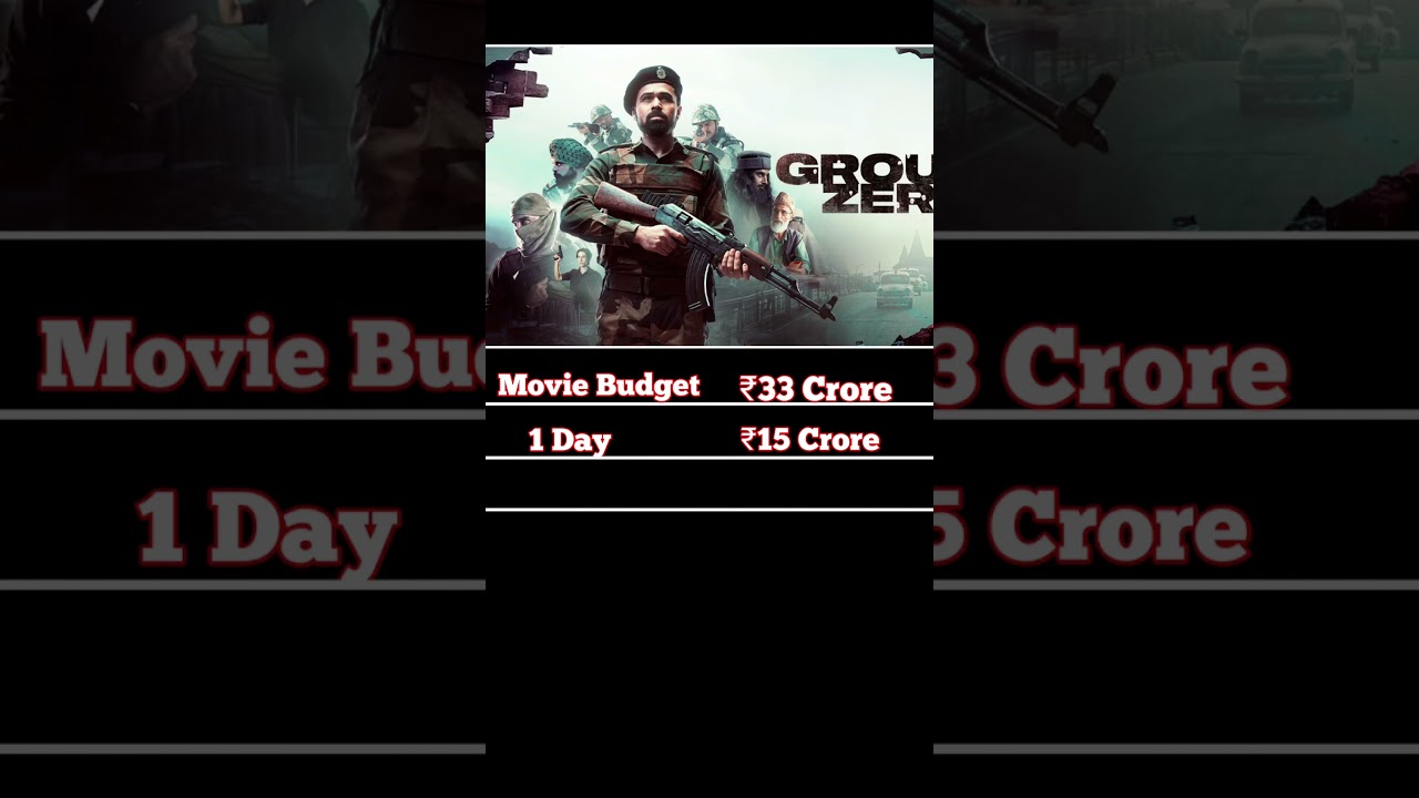 Ground Zero Movie 1 Day BoxOffice collection World Wide Collection 