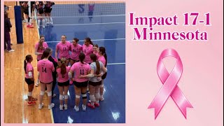 Impact 17-1 vs. Hayfield 17-1 (1st Set 25-8)