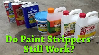 Finding the Best Paint Stripper! No Methylene Chloride?