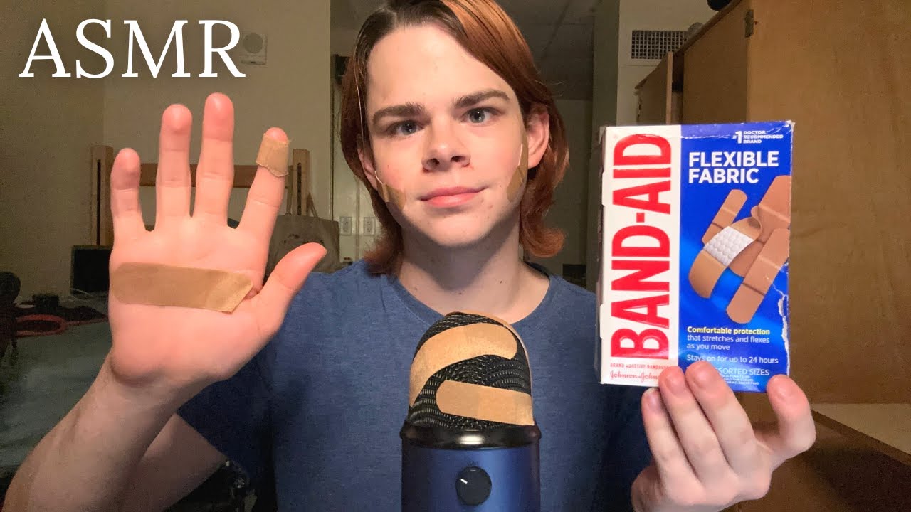 ASMR Band Aid Peeling No Talking