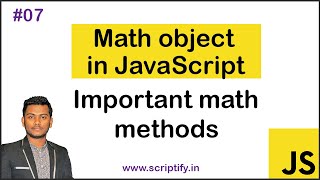 Math object and methods in JavaScript | #07 | JavaScript tutorial in Bangla