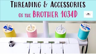 Brother 1034D Serger 13 How to Change Feet 