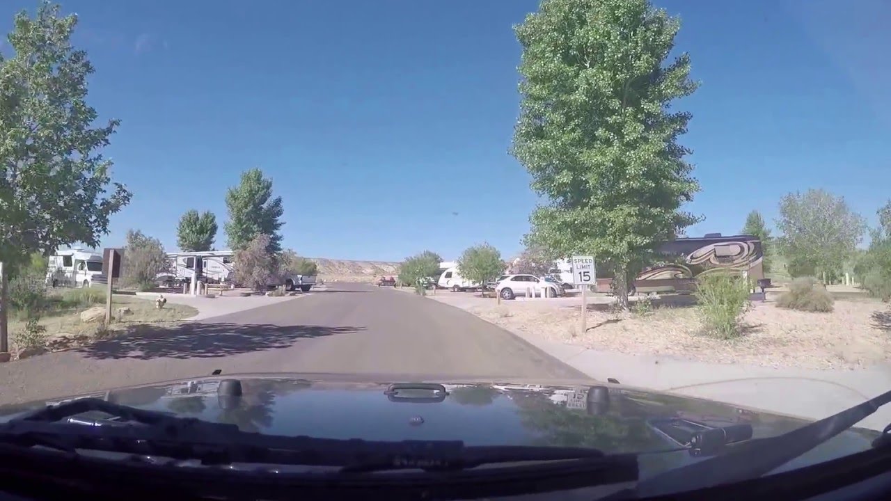 Living in a RV Full Time E8 Wahweap Marina and RV Campground Page Az