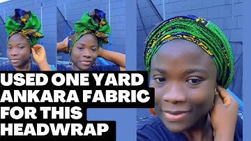 QUICK HEADWRAP TUTORIAL/Ankara/Turban