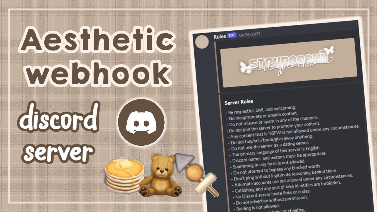 how to make an aesthetic webhook on discord 🌿