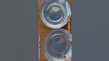 Best Out Of Waste #shorts Paper plate craft #youtubeshorts #diy #ytshorts