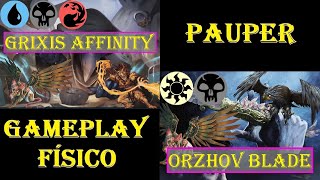 Grixis Affinity Vs BW Blade [PAUPER] | Gameplay Físico #mtg #mtgpaupergameplay #mtgbrasil