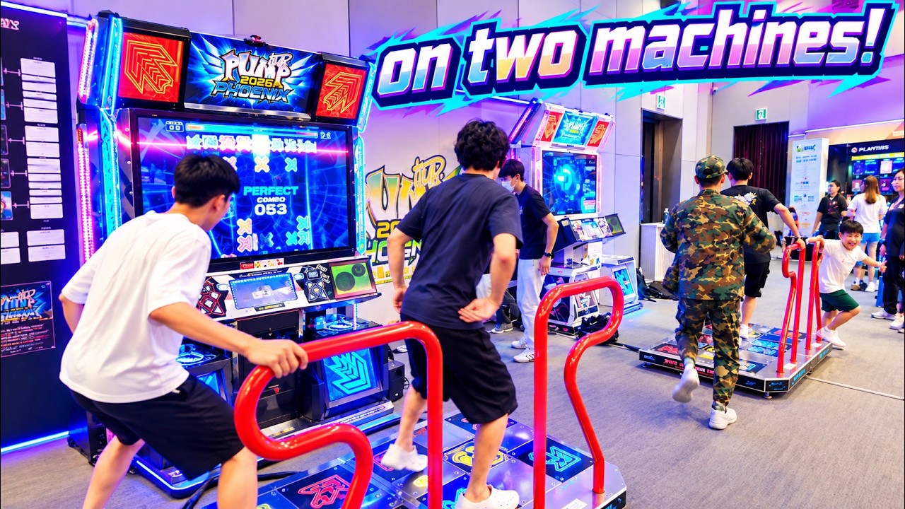 Tribe Attacker CO-OP x8 (ON TWO MACHINES!) - Pump It Up Korea 2026