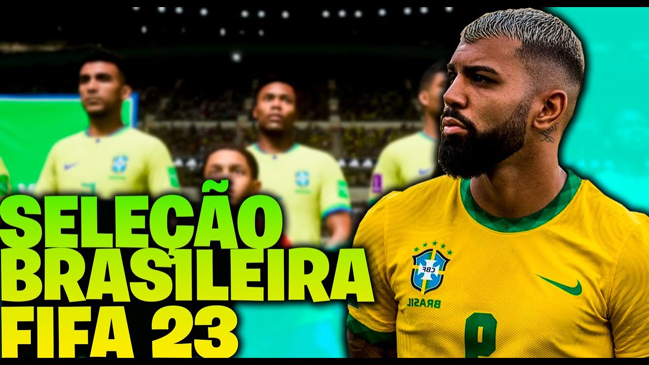 Como colocar o Brasileirão no FIFA 23 na #Steam Verde e a seleção  brasileira 