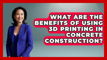 What Are the Benefits of Using 3D Printing in Concrete Construction? - Civil Engineering Explained