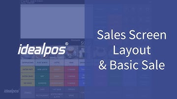 Sales Screen Layout & Basic Sales | Idealpos 7.1 Overview