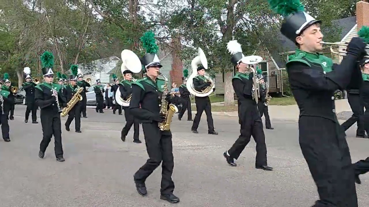 Riggs Emerald Regiment Marching Band. Homecoming parade 2022