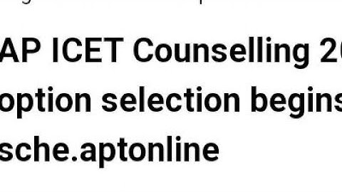 AP ICET COUNSELLING 2022 WEB OPTION SELECTION START,HOW TO FILL CHOICE OF COLLEGE,TOP COLLEGE,CUTOFF