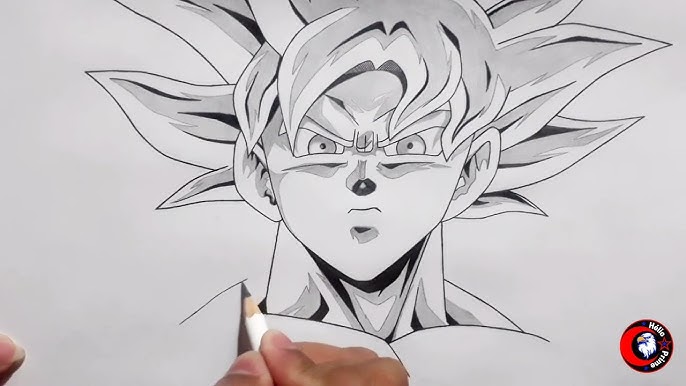 Desenho Goku instinto superior #drawing #viral #goku