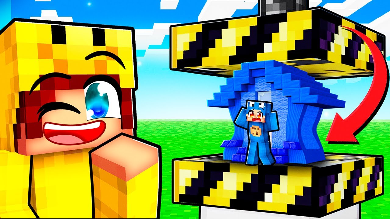 Mijn Vrienden PRANKEN Met PLET MACHINE! (Minecraft)