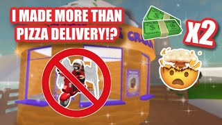 I MADE MORE THAN PIZZA DELIVERY? - Why I Do the ICE CREAM JOB in BLOXBURG ROBLOX | BLOXBURG TIPS screenshot 5