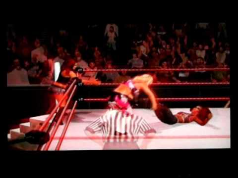 Eve Torres U0026 Alicia Fox W/ Kelly Kelly Vs. Beth Phoenix U0026 Natalya - WWE Smackdown Vs. Raw 2011