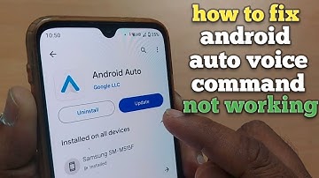 how to fix android auto voice command not working