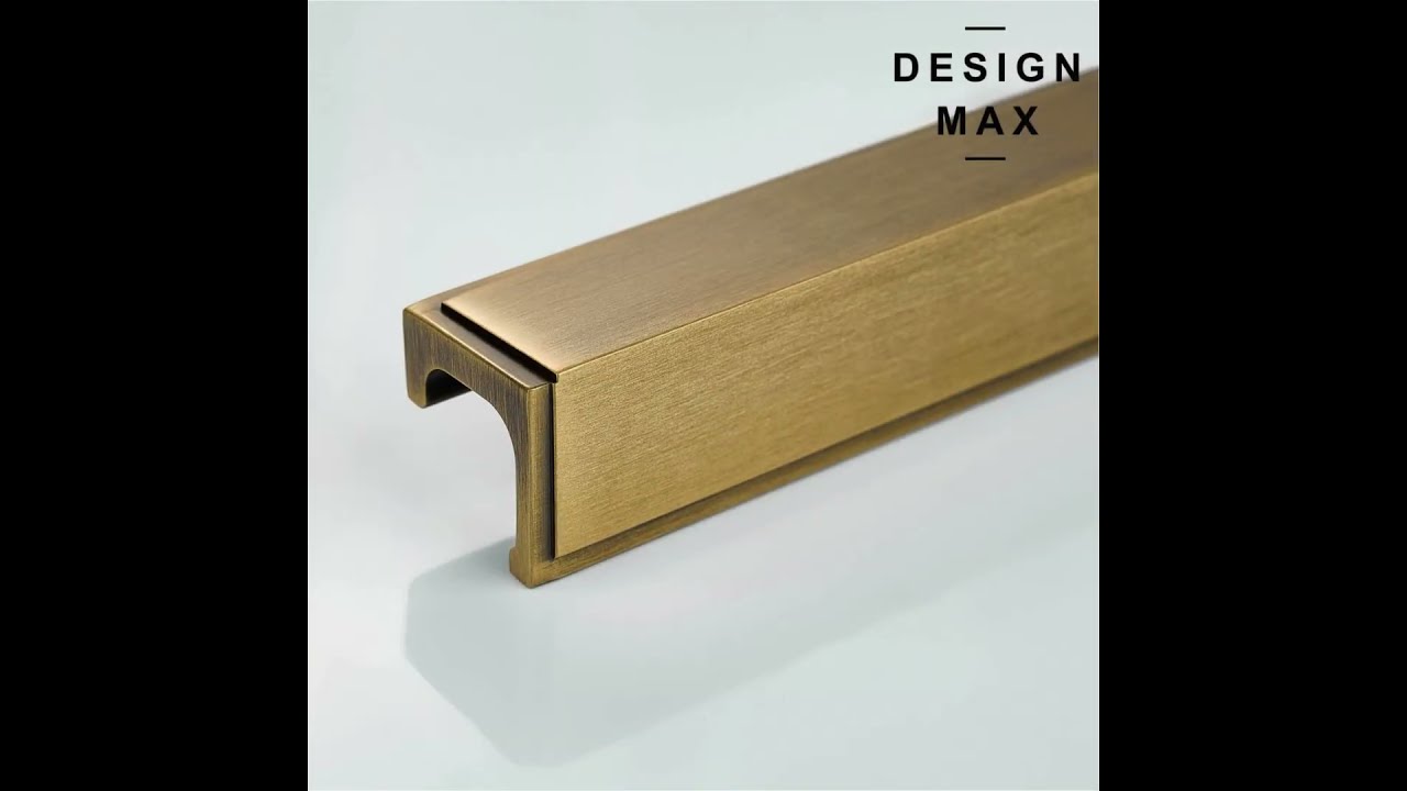 Duro Antique Brass Finger Pulls - Timeless Cabinet Hardware Upgrade