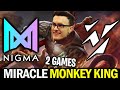 NIGMA vs VIKIN GG — Can MIRACLE Monkey King Carry the Game?